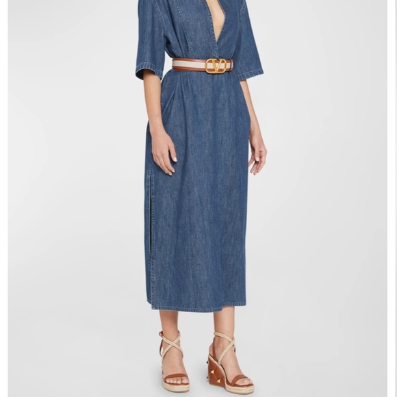 NIB $1150 Valentino Garavani Roman Stud Quilted Wedge Espadrilles in size 8/38! - Picture 5 of 15